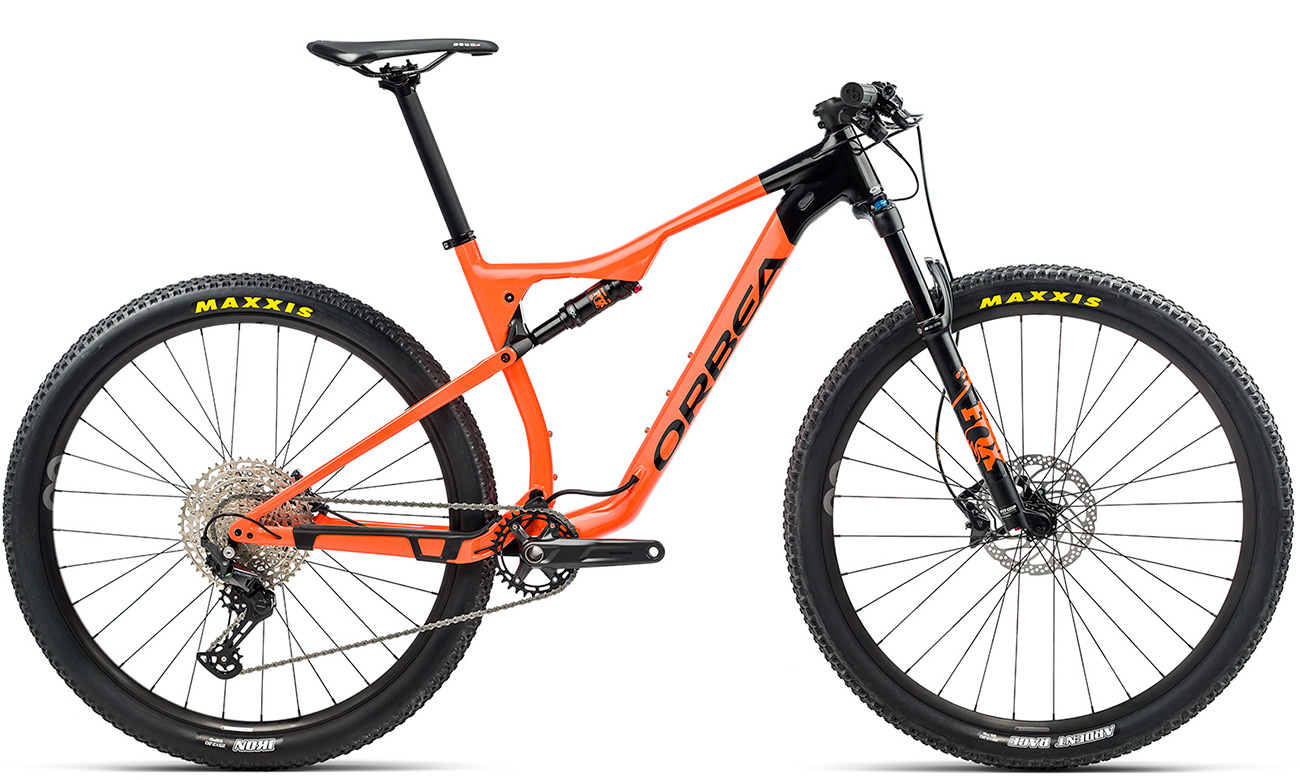 Фотография Велосипед Orbea Oiz H30 29" размер S 2021 Оранжево-черный 